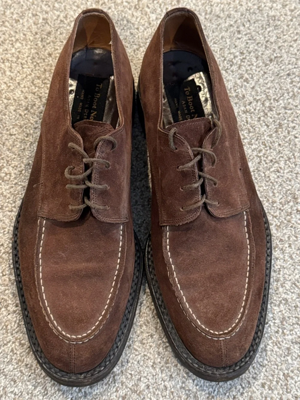 To Boot brown suede